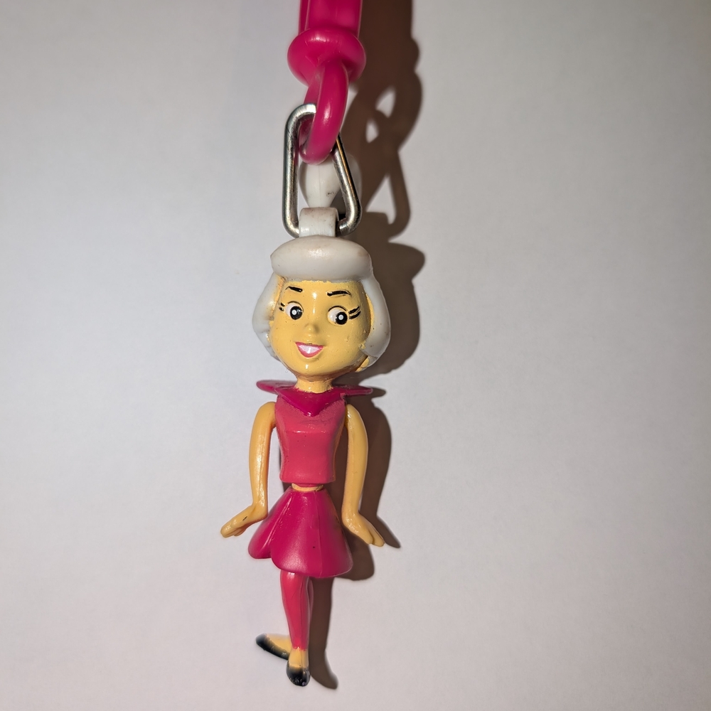 Pink Cartoon Character Keychain